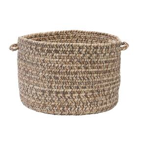 Tweed Storage Round Polypropylene Basket