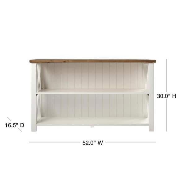 2 Shelf Accent Bookcase, 30 Inch High Bookcase With Doors And Windows