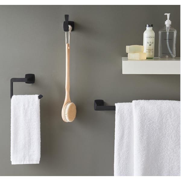Venturi Toilet Paper Holder in Matte Black