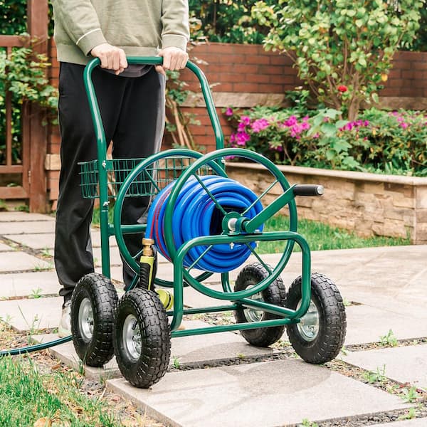 Heavy Duty Garden Water Hose Reel Cart for Outdoor Yard Planting - China  Water Hose Reel and Garden Hose Reel price