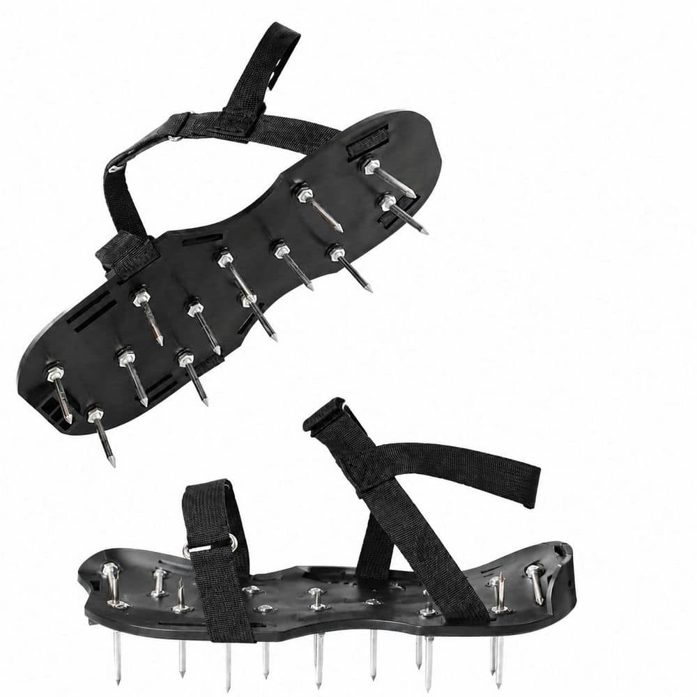 26-Tine Aerator Heavy Duty Spike Shoes with Hook and Loop Straps Pre-Assembled for Lawn Garden Patio Grass price history on PriceWatchPro