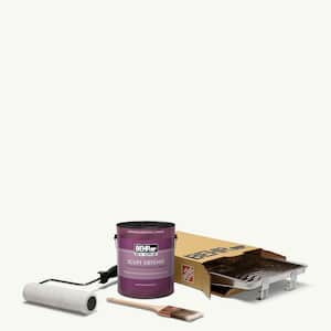 1 gal. PPU18-06 Ultra Pure White Extra Durable Eggshell Enamel Int. Paint & 5-Piece Wooster Set All-in-One Project Kit