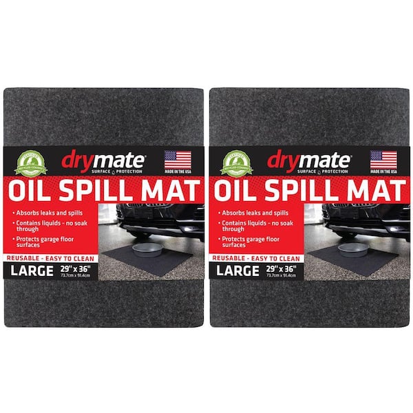 29 in. x 36 in. Oil Spill Absorbent Mat (2-Pack)