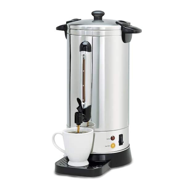 Nesco 50-Cup Stainless Steel Insulated Coffee Urn with Drip Tray