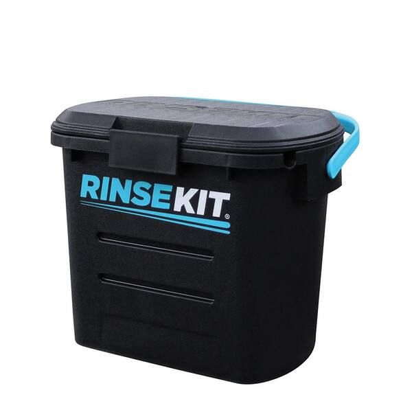 Rinse Kit 2 Gal. Portable Shower in Black