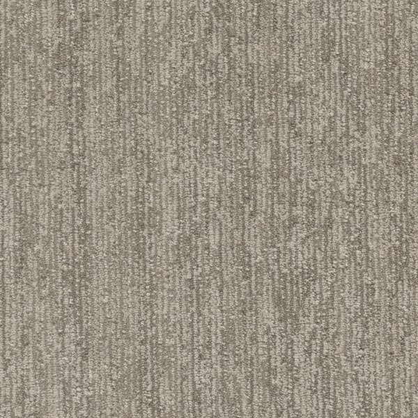 Lifeproof Mystery- Logan Gray - 45 oz. SD Polyester Pattern Installed Carpet