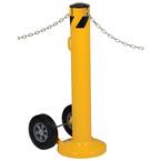 42 in. x 5.5 in. Dia Moveable Bollard with Removable Cap and Slots