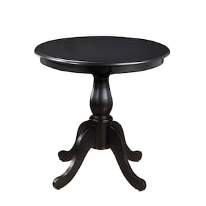 Fairview Antique Black Pedestal Dining Table