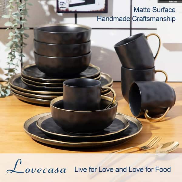 Matte Black Dinnerware