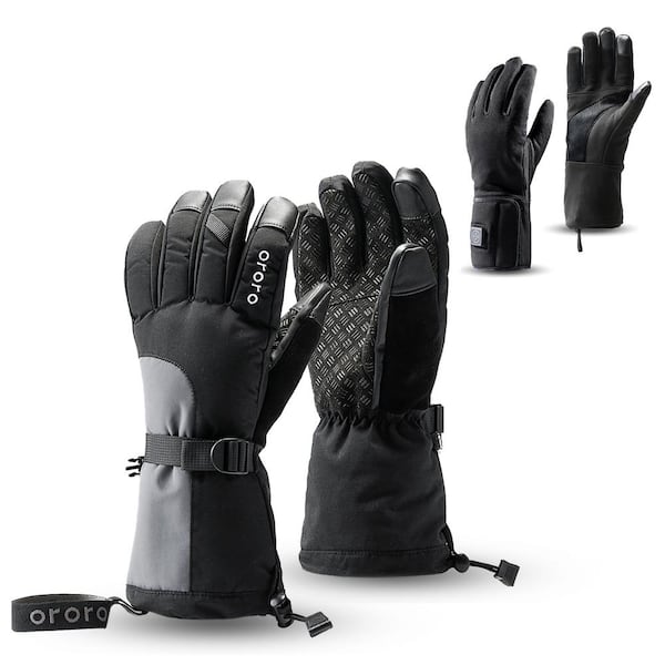 krokodille frugtbart gennemse ORORO Unisex Large 3-in-1 Rechargeable Heated Gloves with Lithium-ion  Battery and Charger (2-Pairs of Gloves) UGL-13-2505-US - The Home Depot