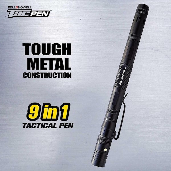 Bell + Howell Tac Pen Black Retractable Tactical Pen w/Flashlight — Liberty  Department Stores