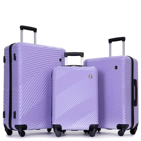 TravelPro 360 PC+ABS 3-Piece Luggage Set Lightweight Suitcase Spinner ...