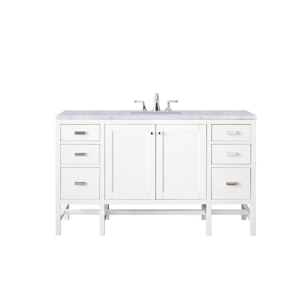 James Martin Vanities Addison 60 in. W x 23.5 in. D x 35.5 in. H Bath