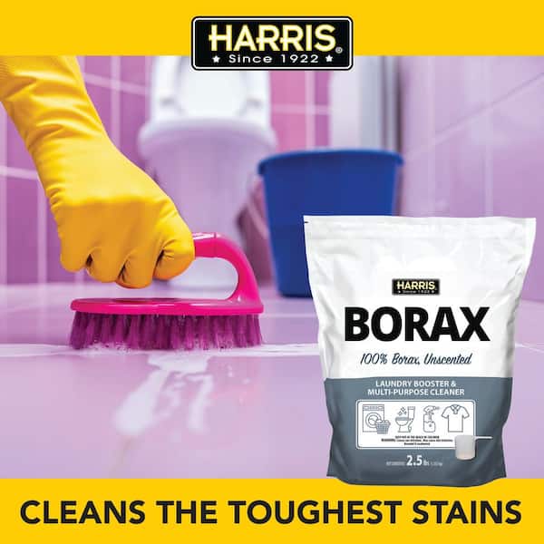Harris 2.5 lbs. Unscented Borax Laundry Booster and Multi-Purpose Cleaner  BORAX-25 - The Home Depot