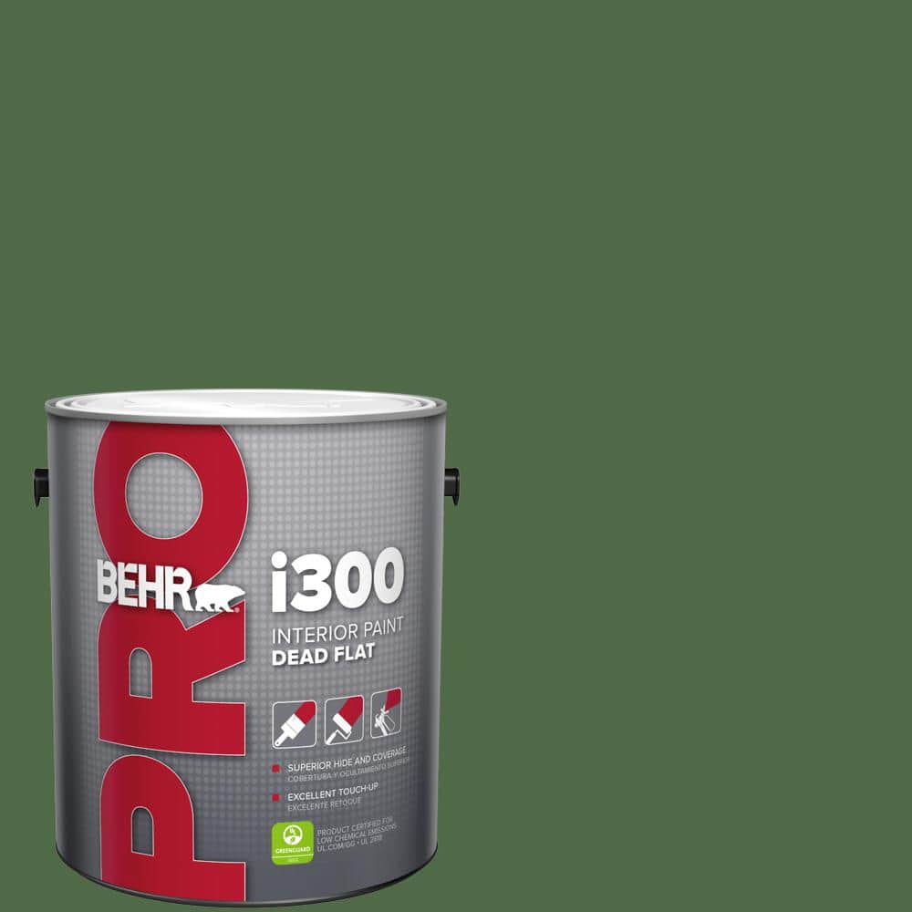 BEHR PRO 1 gal. M4007 Garden Cucumber Dead Flat Interior Paint