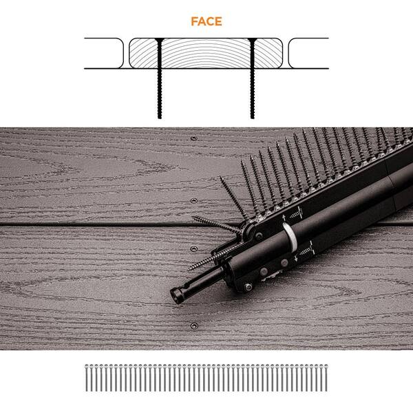 CAMO #10 x 2-1/2 in. Stainless Steel Star Flat-Head Drive