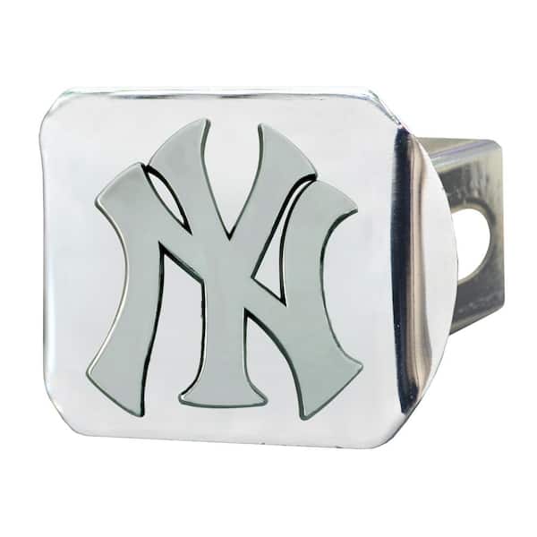 For det andet storm Engager FANMATS MLB - New York Yankees Hitch Cover in Chrome 26657 - The Home Depot