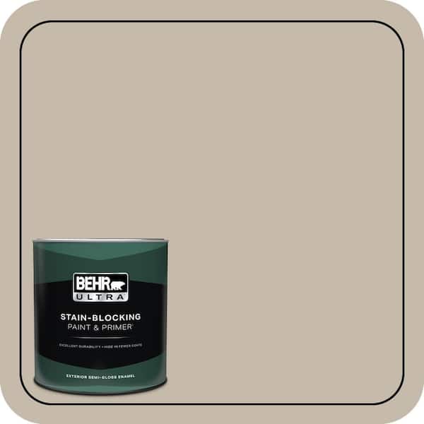 BEHR ULTRA 1 qt. #730C-3 Castle Path Semi-Gloss Enamel Exterior Paint & Primer
