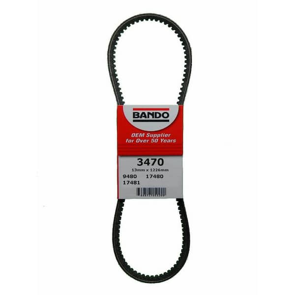 Bando RPF Precision Engineered Raw Edge Cogged V-Belt - Fan and Air Conditioning