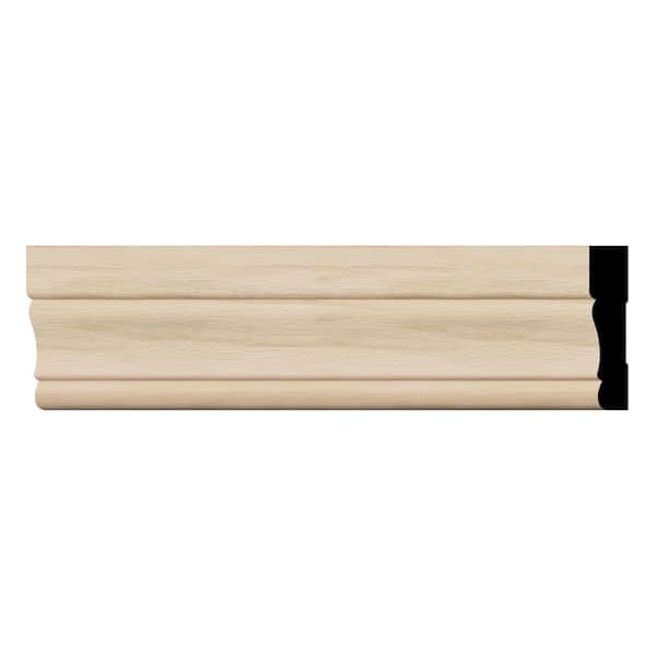 Ekena Millwork WM443 0.63 in. D x 3.25 in. W x 96 in. L Wood (White Oak) Colonial Casing Moulding