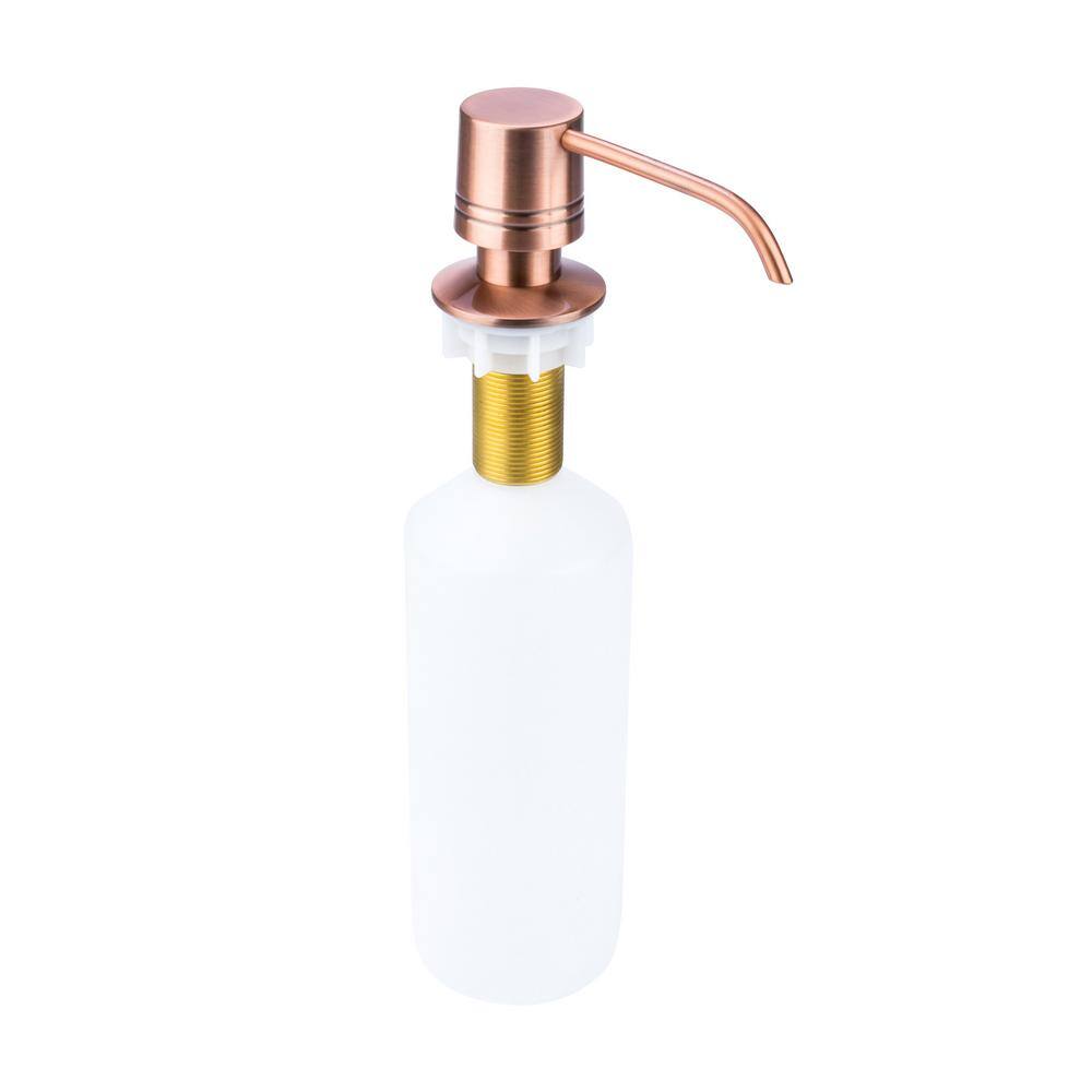 Antique Copper Deck-Mounted Metal Soap Dispenser
