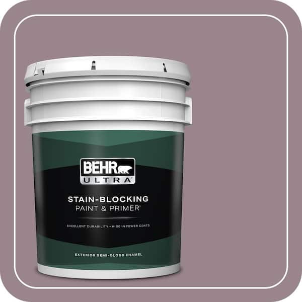 BEHR ULTRA 5 gal. Home Decorators Collection #HDC-CL-05 Orchard Plum Semi-Gloss Enamel Exterior Paint & Primer