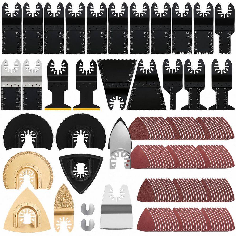 150 Pack High Carbon Steel Stainless Steel Oscillating Multitool Blades with Precision Scale Quick Release price history on PriceWatchPro