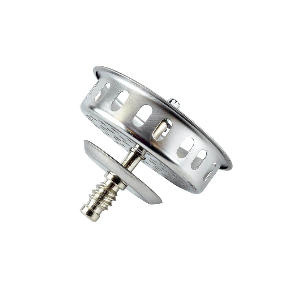Stainless Steel Twist-to-Lock Kitchen Sink Strainer