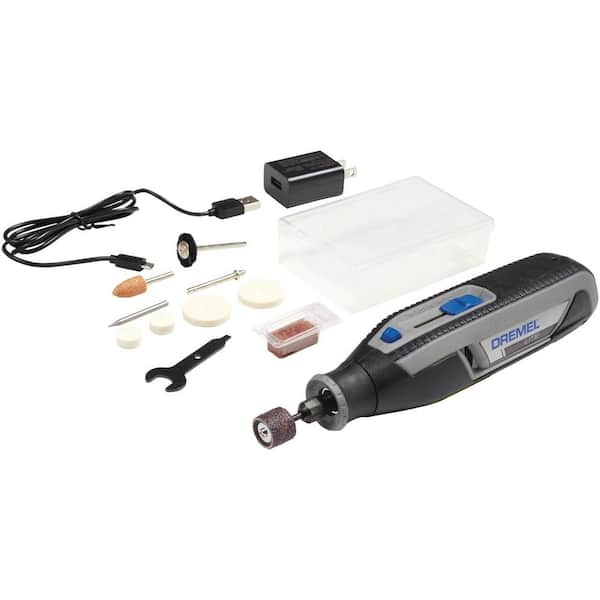 Dremel Lite 4V Variable Speed Cordless USB Rotary Tool Kit with 11pc Carving and Engraving Rotary Accessory Kit