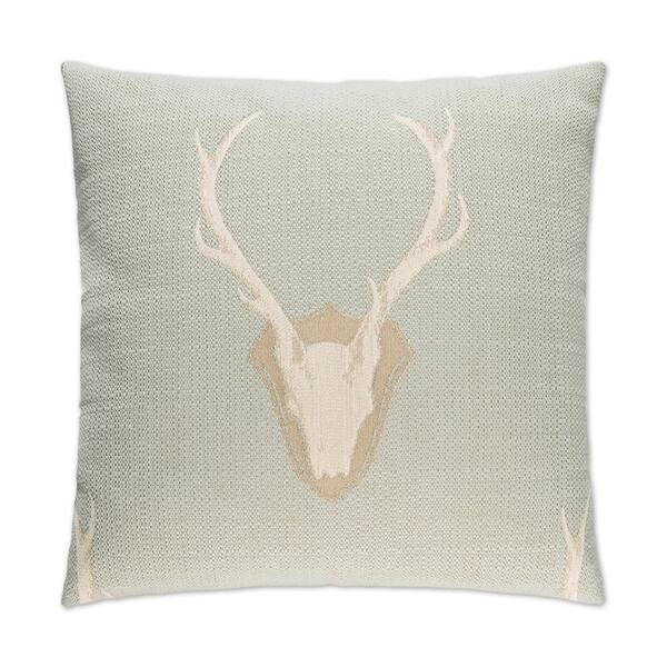 Unbranded Stag Cloud Down 24 in. x 24 in. Decorative Throw Pillow