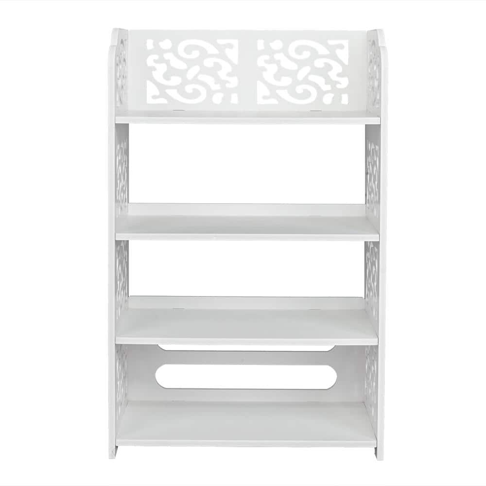 25.98 H 12-Pair 1-Tier White MDF Shoe Rack price history on PriceWatchPro