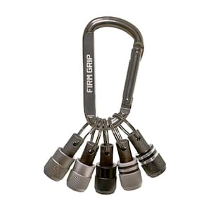 Build-A-Rig 3/4 in. x 3 3/16 in. Impact Driver Bit Steel Carabiner