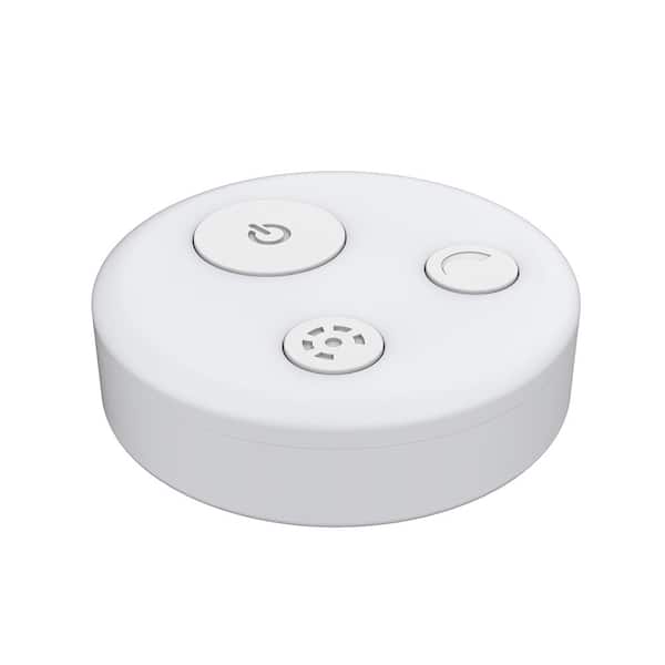 Feit Electric White Onesync Under Cabinet Wireless Remote Control With Mountable Disc, Batteries Included