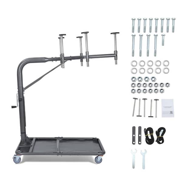 Hardtop Remover Lift 220 lbs., Portable CarLift, Adjustable Height for Jeep Wrangler YJ TJ JK JL 4XE Ford Bronco 6 Gen+