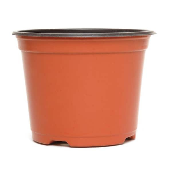 Unbranded 6 in. Green Plastic Nursery Pot
