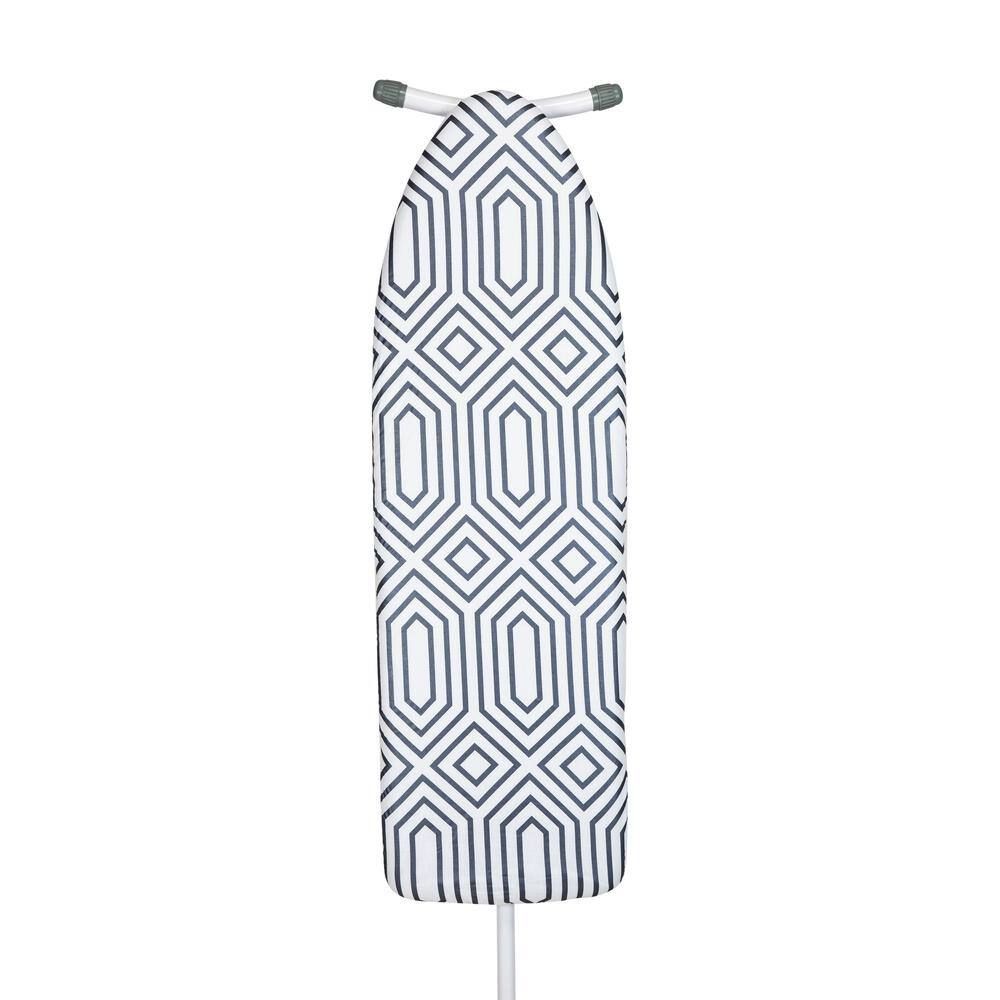 SIMPLIFY Scorch Resistant Ironing Board Cover and Pad in Grey 25447-GREY -  The Home Depot