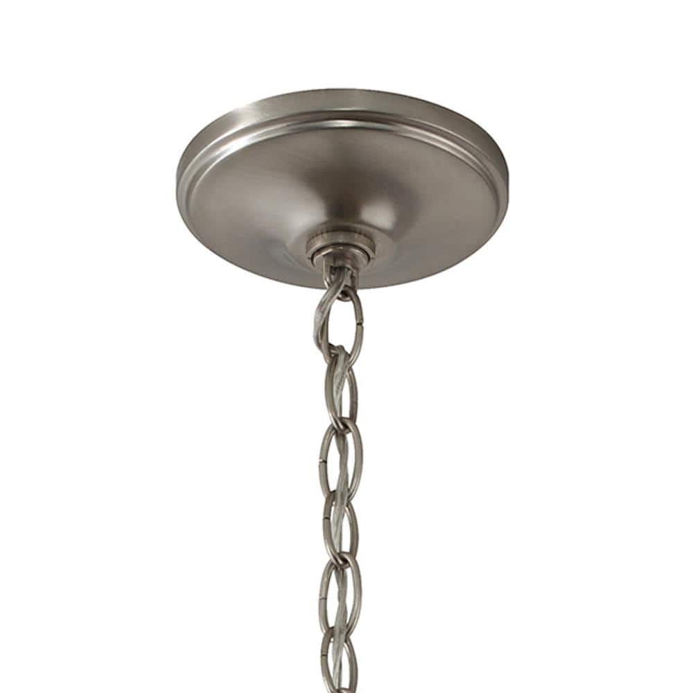 Larkin Distressed Bronze 12" Traditional 3-Light Pendant