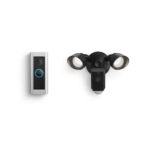 Video Doorbell Pro 2 with Floodlight Cam Plus, Black