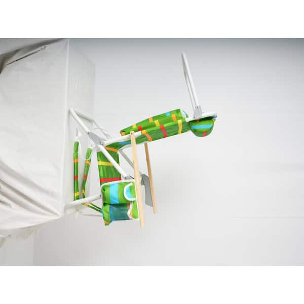 Tatayosi 2 PCS Folding Aluminium Backpack Beach Chairs, Green
