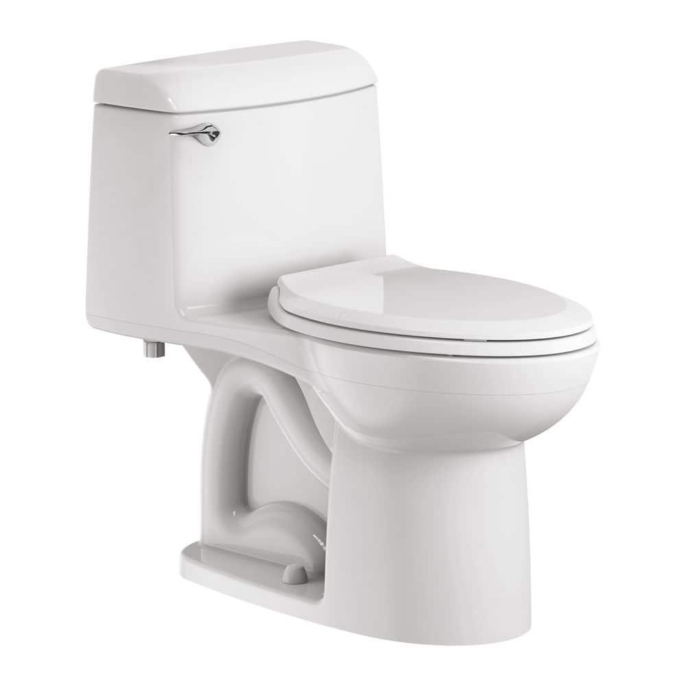 Champion 4 Tall Height 1-Piece 1.6 GPF Single Flush Elongated Toilet in Whi