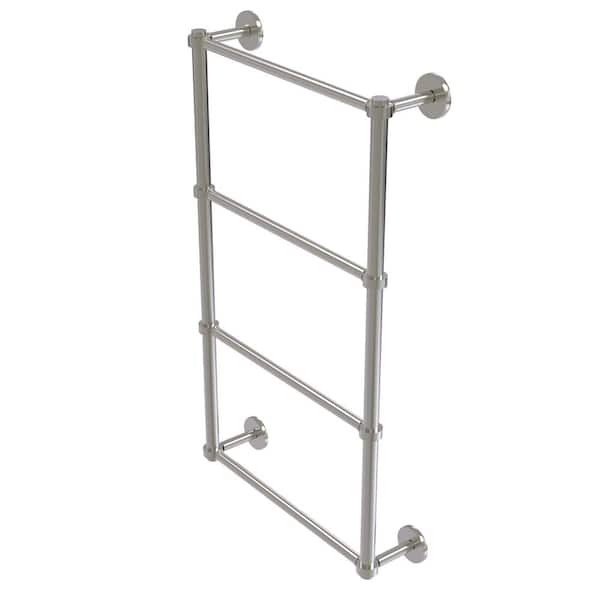 Prestige Skyline Collection 4-Tier 24 in. Ladder Towel Bar in Satin Nickel