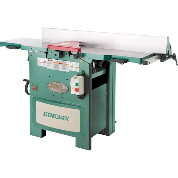 Grizzly Industrial 12 in. 5 HP Planer Jointer with V Helical Cutterhead G0634X The Home Depot