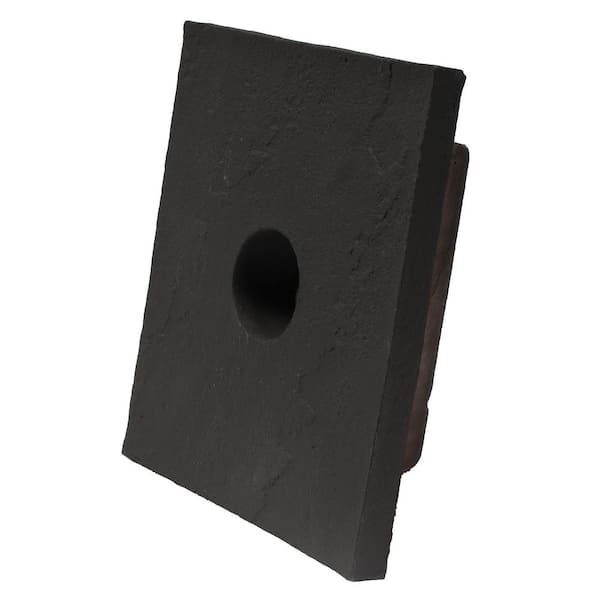 NextStone Sandstone Charcoal 8 in. x 9 in. Small Universal Mounting Block
