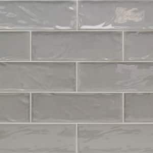 Pallet of Pier Gray 4 in. x 12 in. Polished Ceramic Subway Wall Tile (570.28 sq. ft./Pallet)