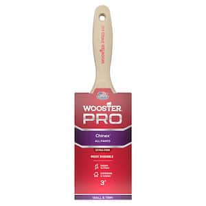3 in. Flat Cut Polyester/Bristle Blend Stain Brush
