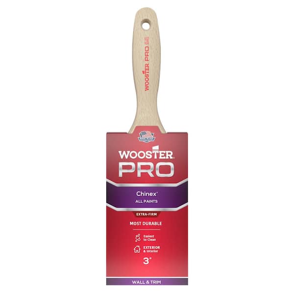 Wooster 3 in. Pro Chinex Flat Brush