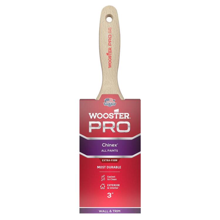 Wooster 3 in. Pro Chinex Flat Brush