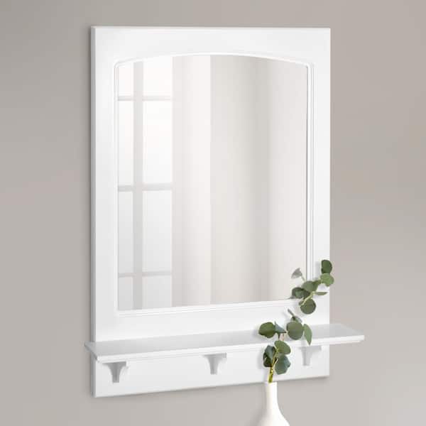 Design House Concord 24 in. W x 31 in. H Framed Rectangular Bathroom Vanity Mirror in White
