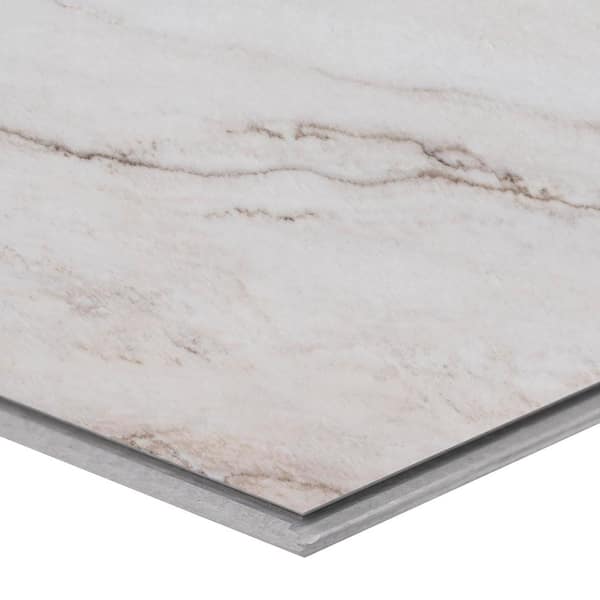 A&A Surfaces - Take Home Sample - Adelaide Mist 4 in. W x 4 in. L Waterproof Click Lock Luxury Vinyl Plank Flooring