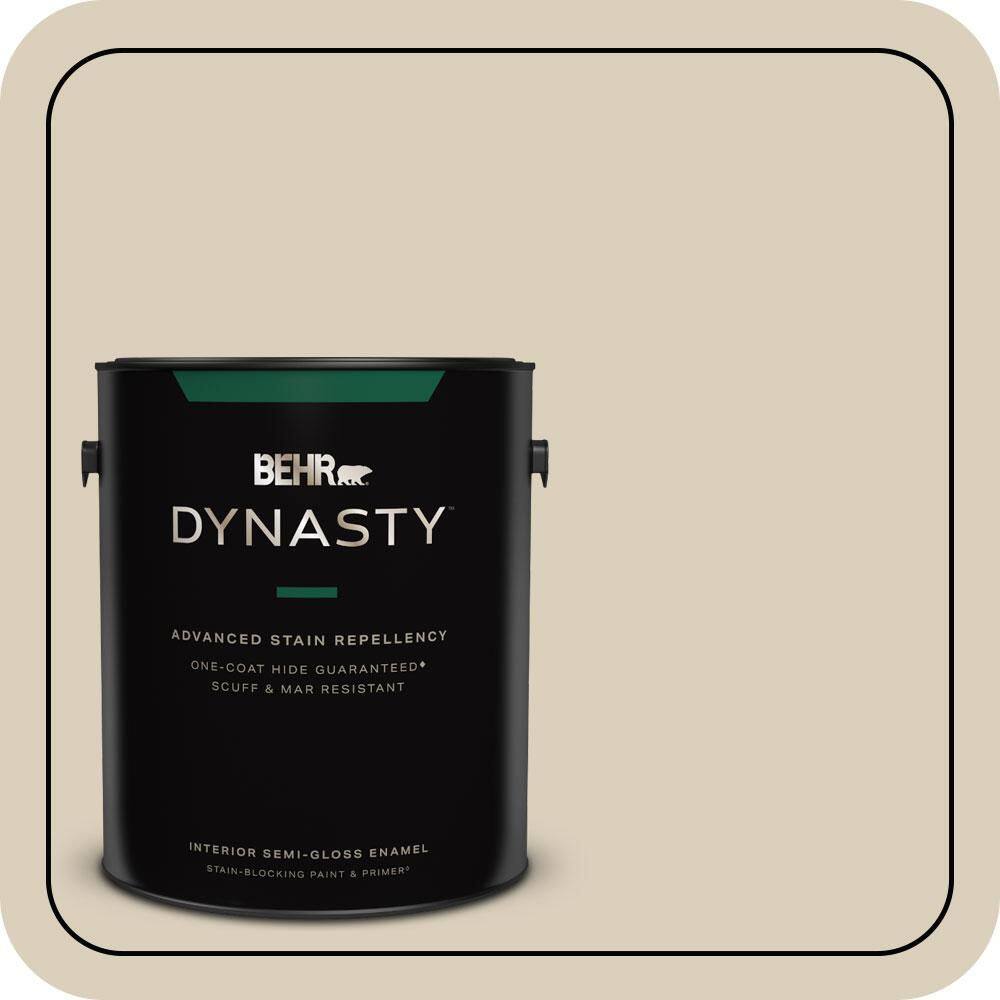 1 gal. #MQ3-15 Bell Tower One-Coat Hide Semi-Gloss Enamel Interior Stain-Blocking Paint & Primer price history on PriceWatchPro